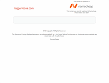 Tablet Screenshot of bigger-boss.com